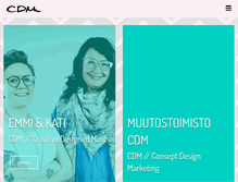 Tablet Screenshot of cdm.fi